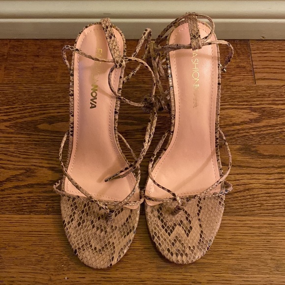 COPY - Pink Snake Heels - Picture 6 of 7